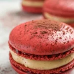Red Velvet Cake Macarons recipe