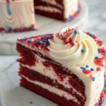 Red White Blue Marble Cake
