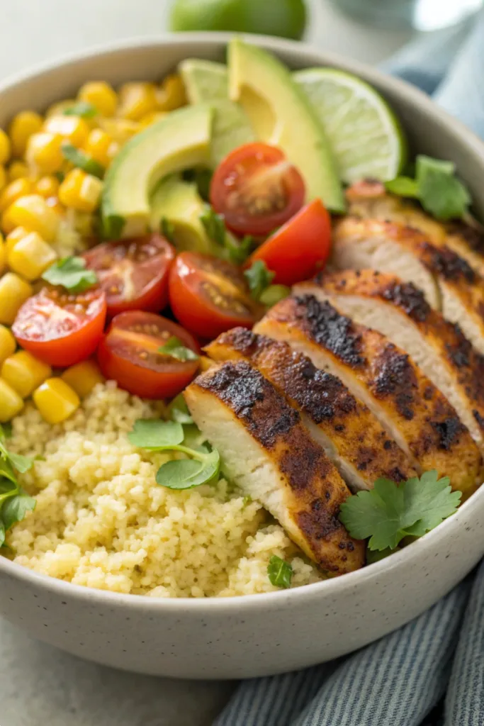 Smoky Grilled Chicken Bowl recipe