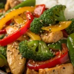 Spicy Garlic Chicken Stir Fry recipe
