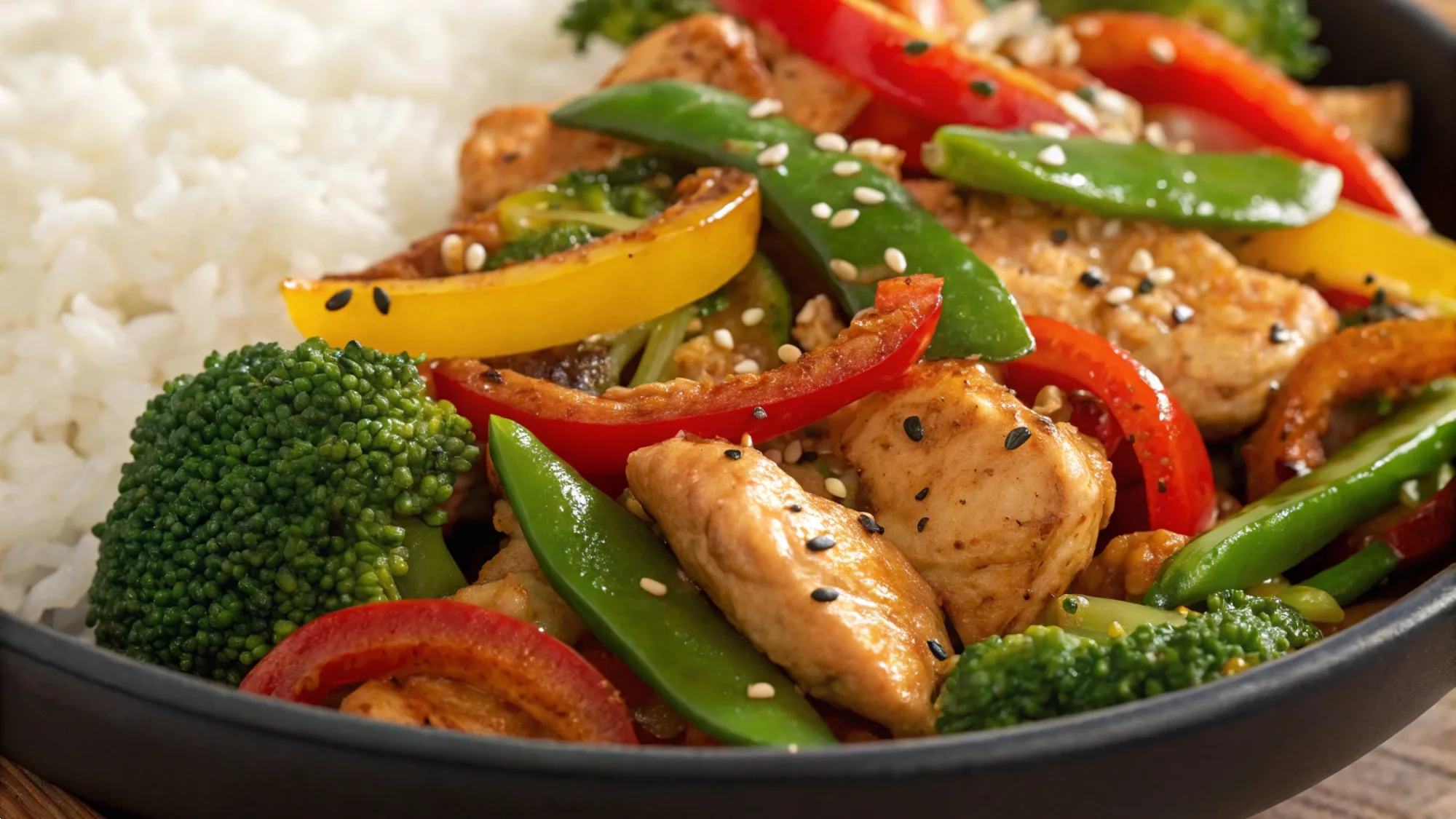 Spicy Garlic Chicken Stir Fry