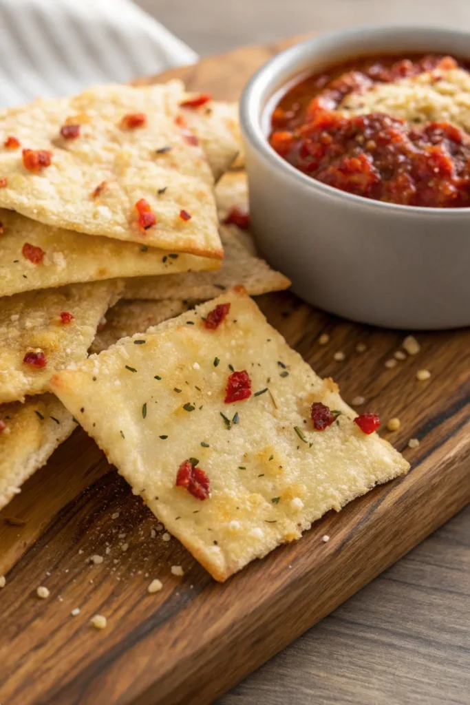 Spicy Italian Seasoned Crackers recipe