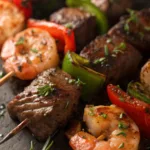 Steak and Shrimp Skewers recipe