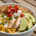 Street Corn Chicken Bowl recipe