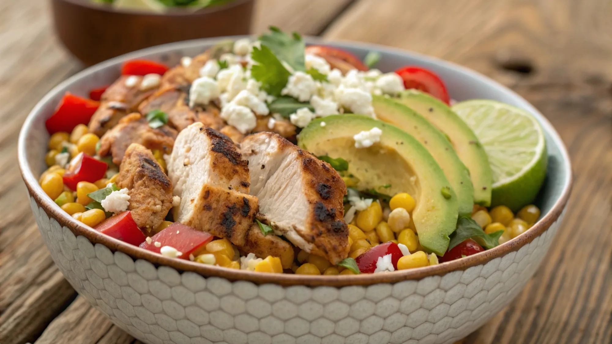 Street Corn Chicken Bowl