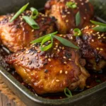 Teriyaki Roasted Chicken Thighs recipe