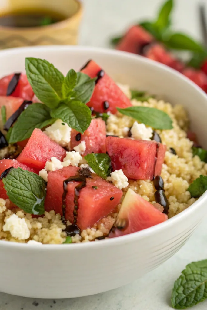 Watermelon Quinoa Salad recipe