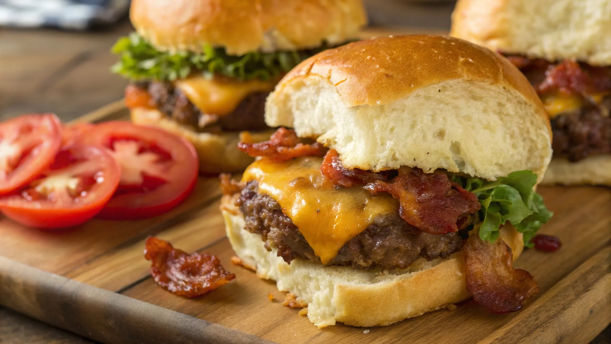 Bacon Cheeseburger Sliders