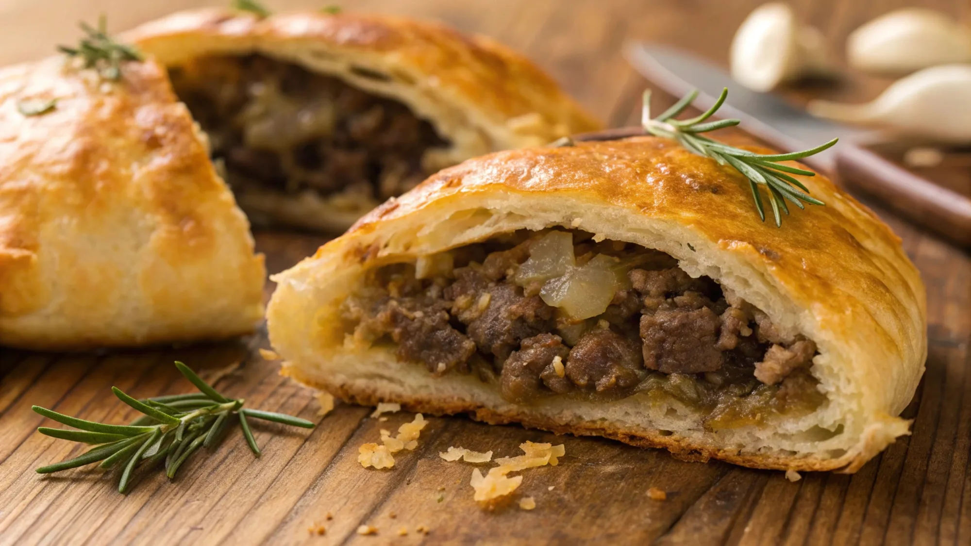 Baked Beef Piroshki