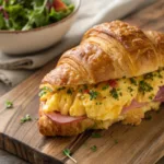 Breakfast Croissant Sandwiches recipe