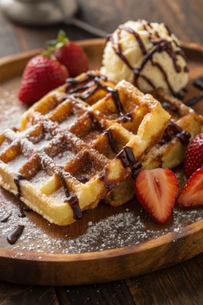 Buttery Belgian Liege Waffles recipe