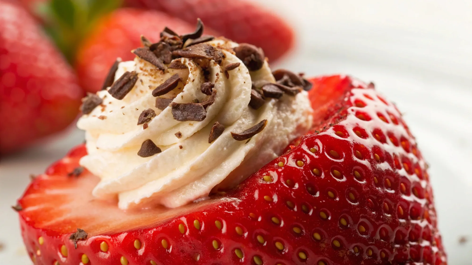 Cheesecake Stuffed Strawberries
