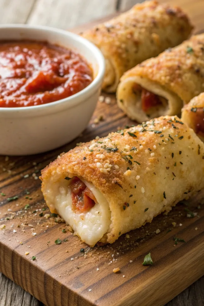 Cheesy Pepperoni Pizza Roll-Ups