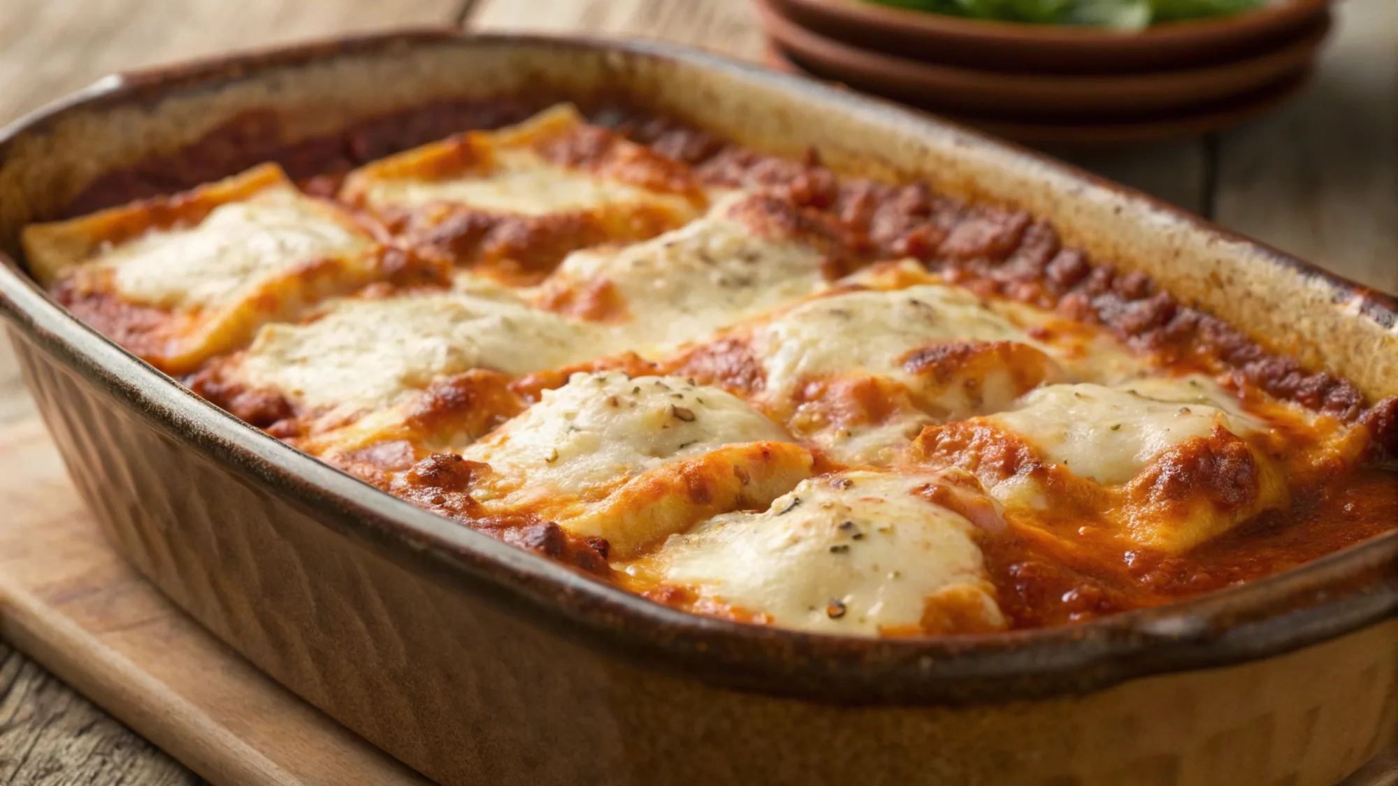 Cheesy Ravioli Casserole