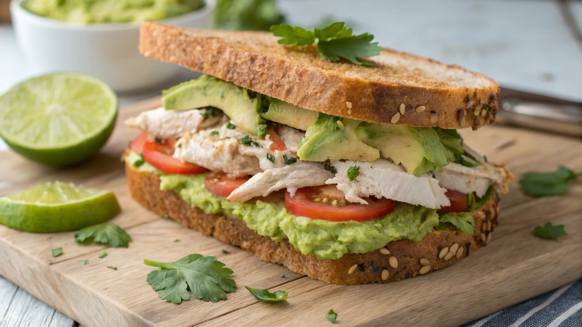 Chicken Avocado Melt recipe