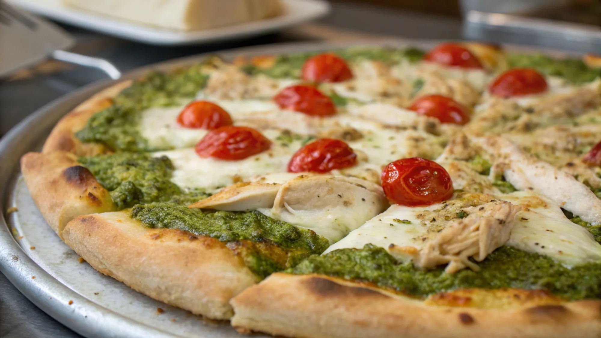 Chicken Pesto Pizza