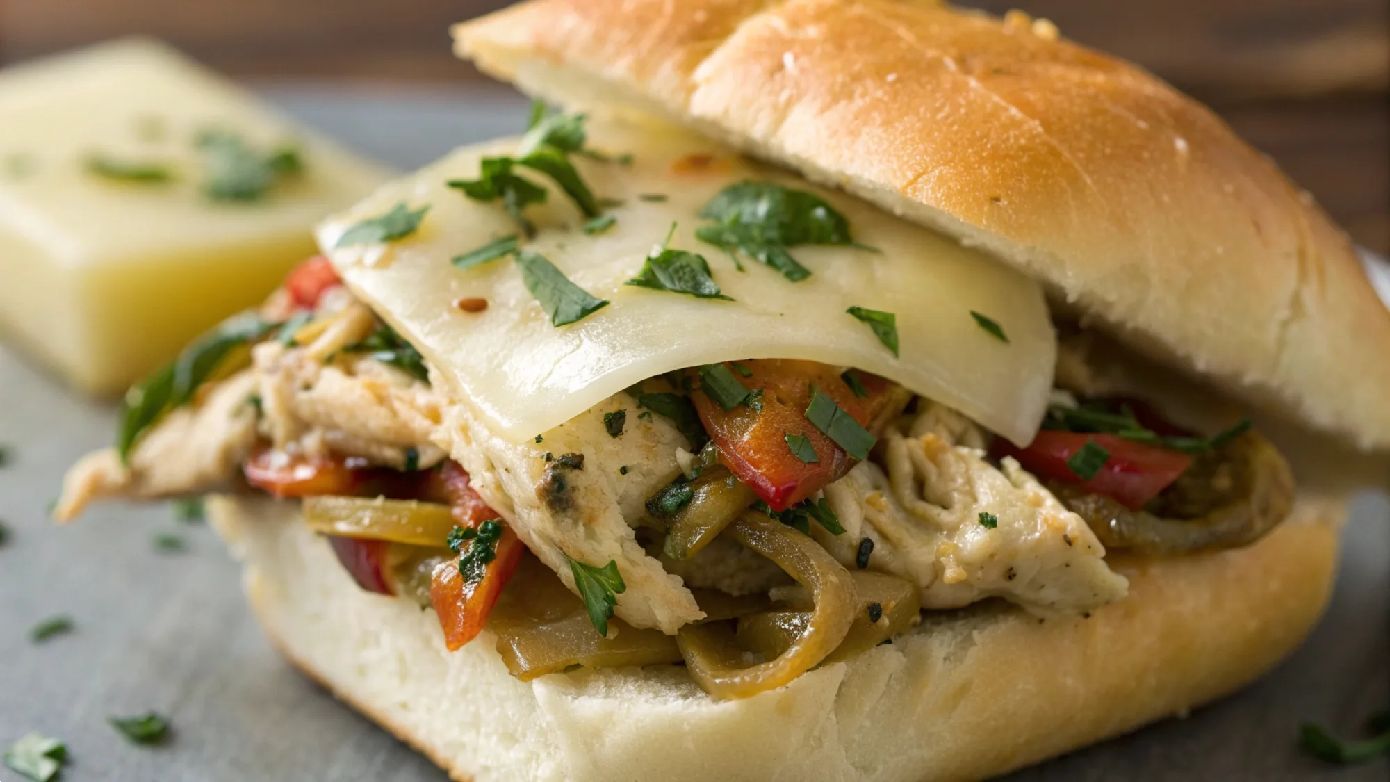 Chicken Philly Sliders