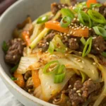 Chinese Ground Beef Cabbage recipe