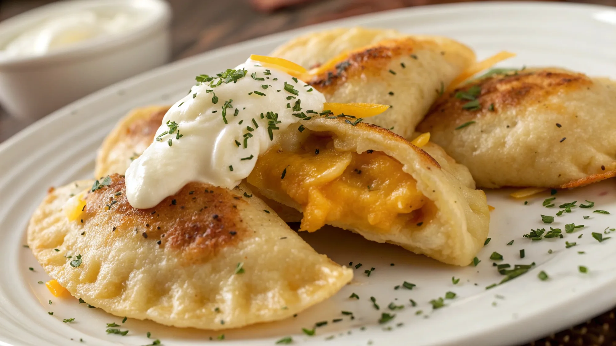 Classic potato pierogi