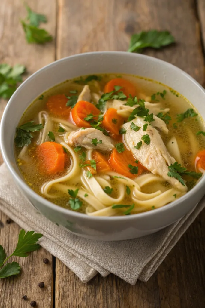 Cozy Chicken Noodle Soup recipe