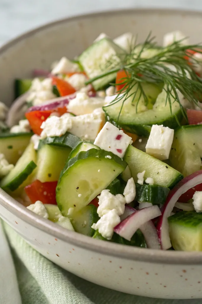 Cucumber Feta Salad recipe