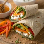 Fresh Vegetable Tortilla Roll Ups recipe