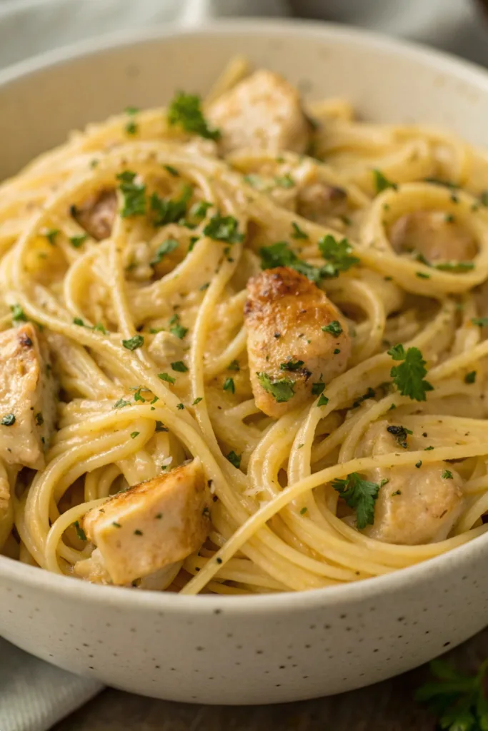 Garlic Butter Chicken Pasta recipe