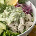 Greek Tzatziki Chicken Salad recipe