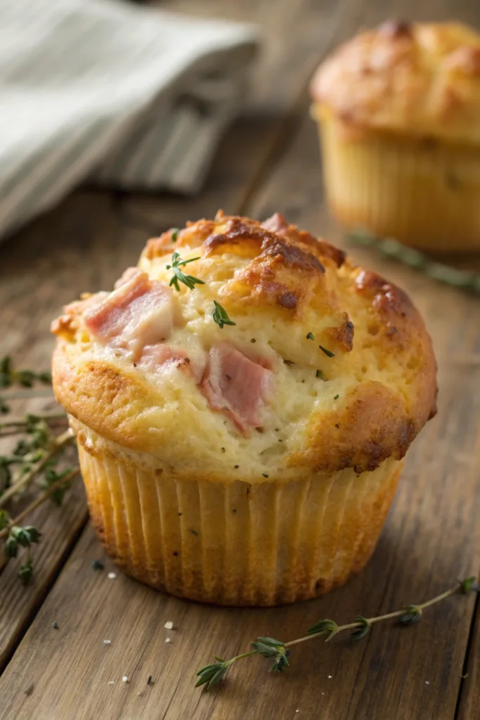 Ham and Cheese Egg Muffins recipe