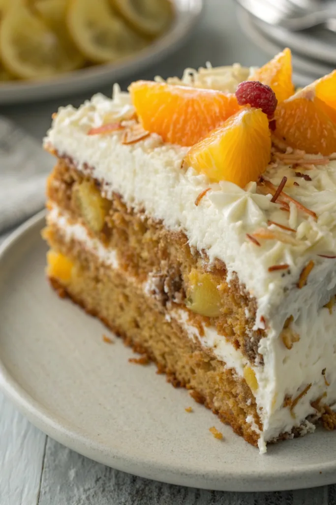 Hawaiian Carrot Pineapple Cake recipe