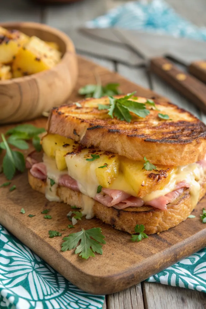 Hawaiian Grilled Cheese
