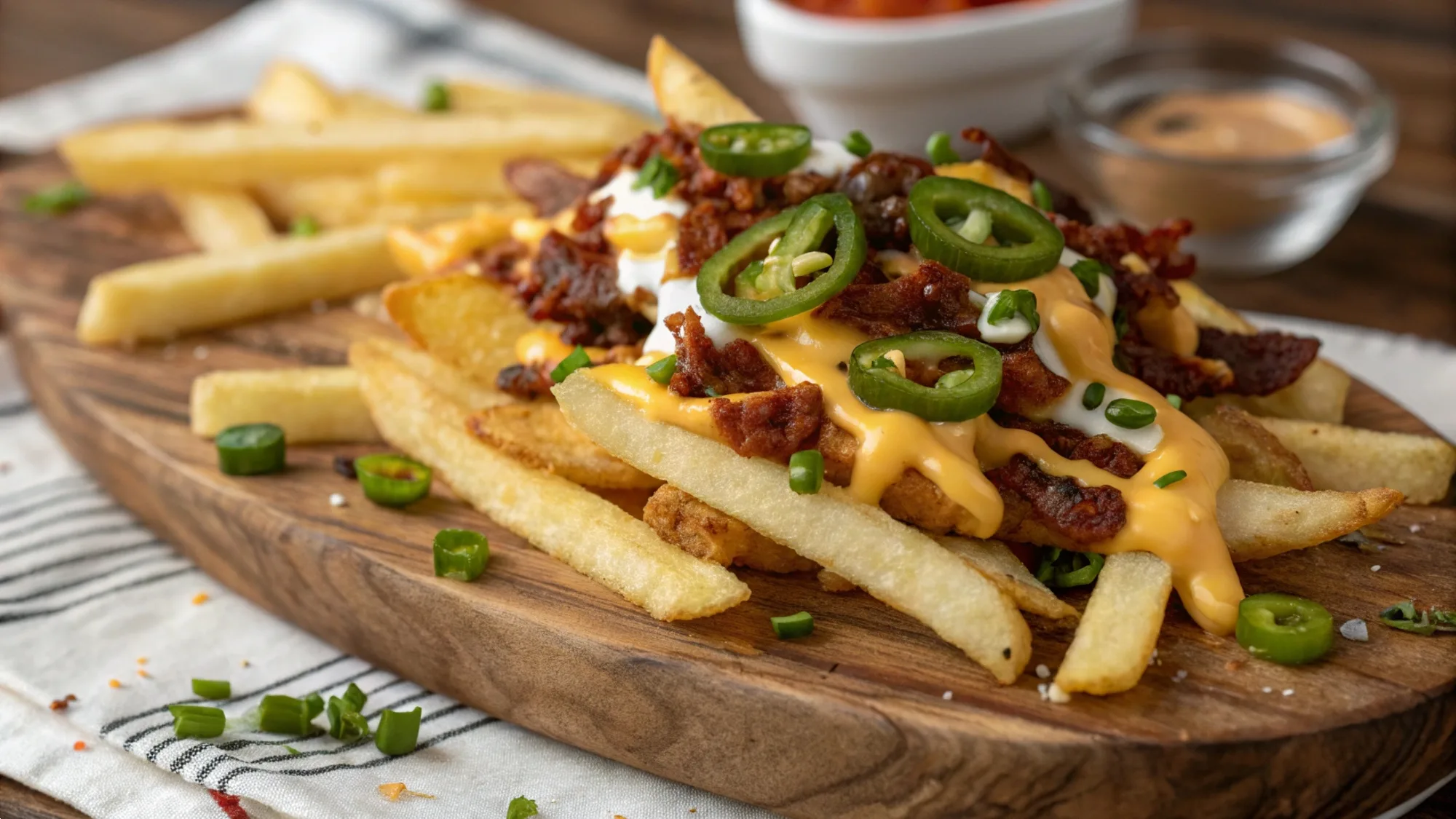 Jalapeño Bacon Ranch Cheese Fries