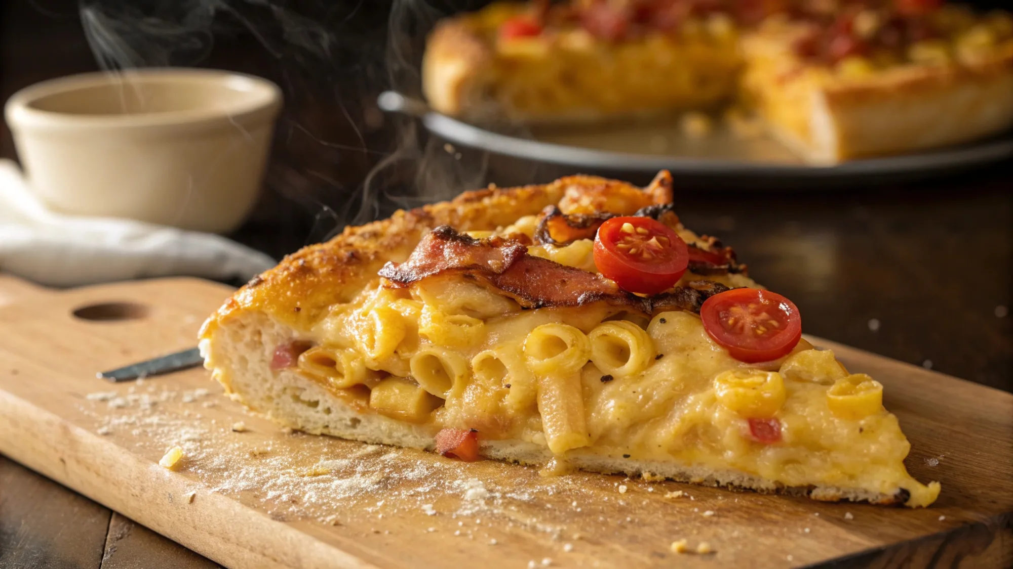 Macaroni and Cheese Pizza