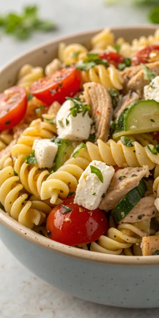 Marry Me Chicken Pasta Salad recipe