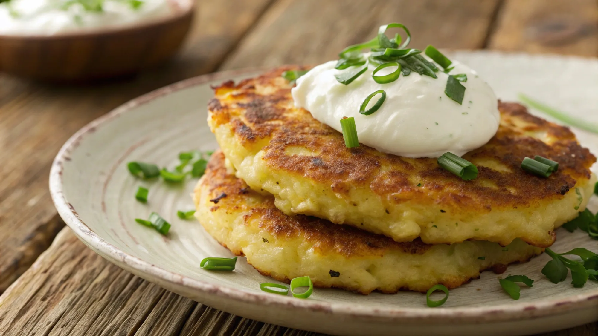 Mashed Potato Pancakes recipe