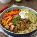 Mexican Chicken Fajita Bowl recipe