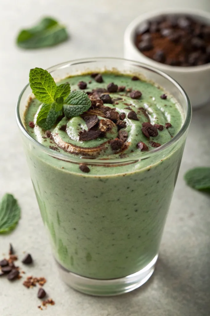 Mint Chip Spirulina Smoothie