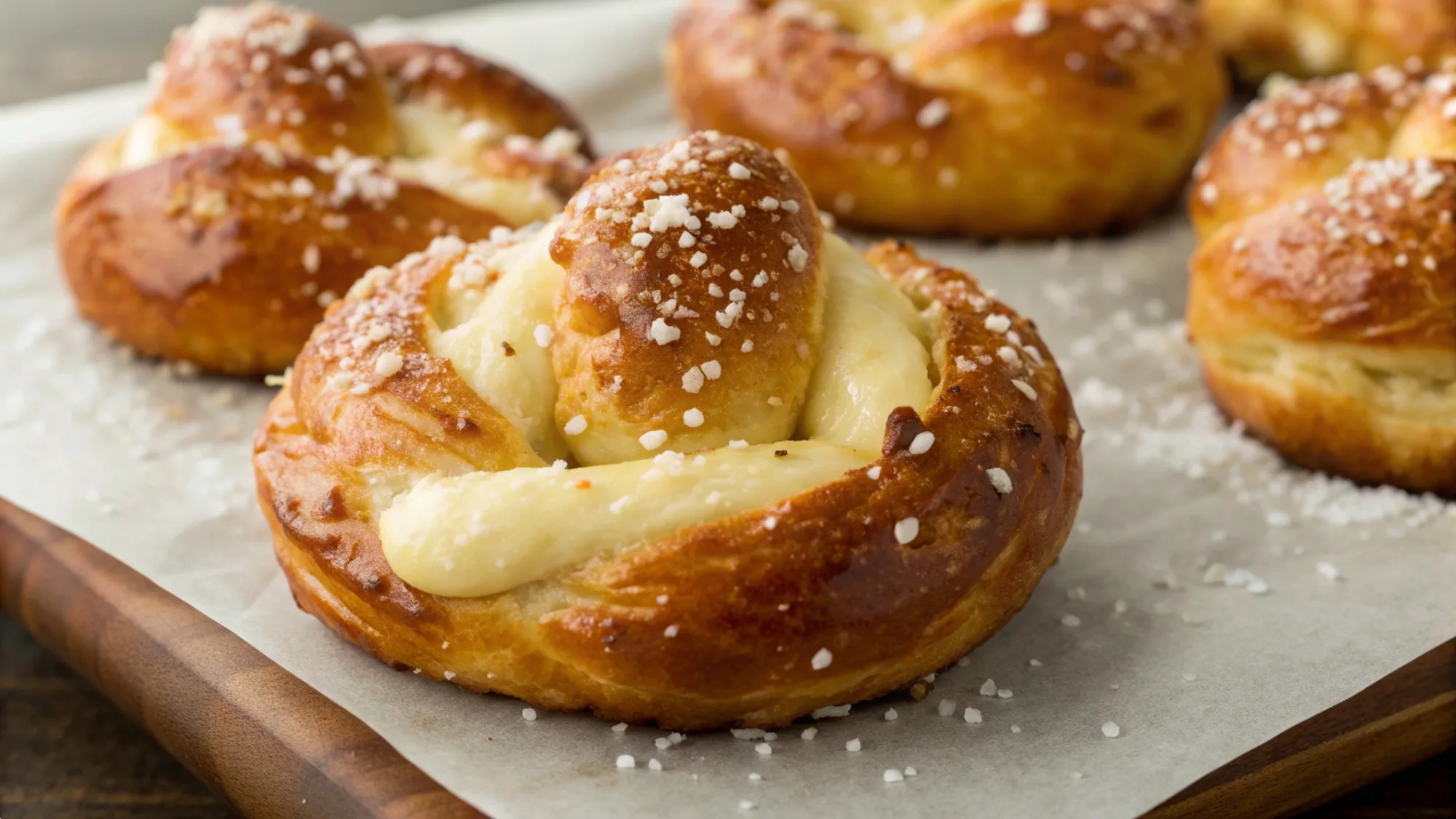 Mozzarella-Stuffed Pretzels