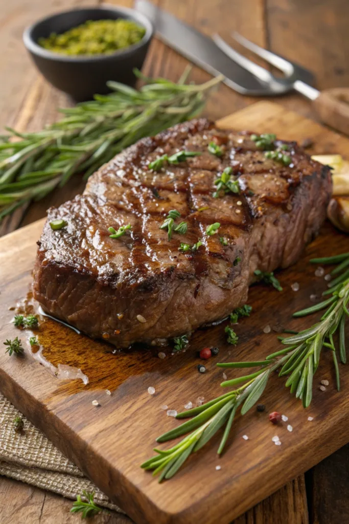 Oven-Baked Steak recipe