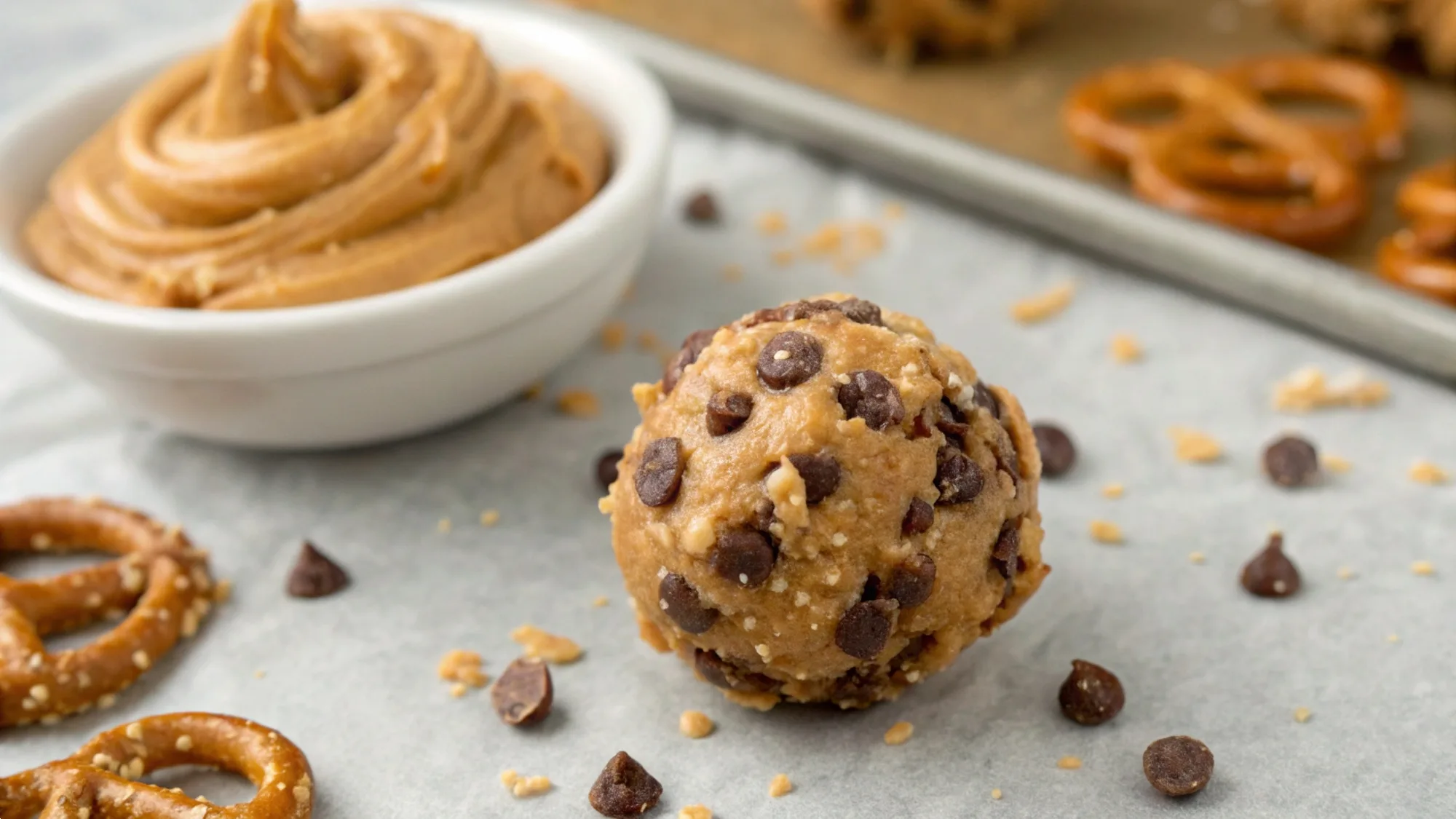 Peanut Butter Pretzel Energy Bites recipe
