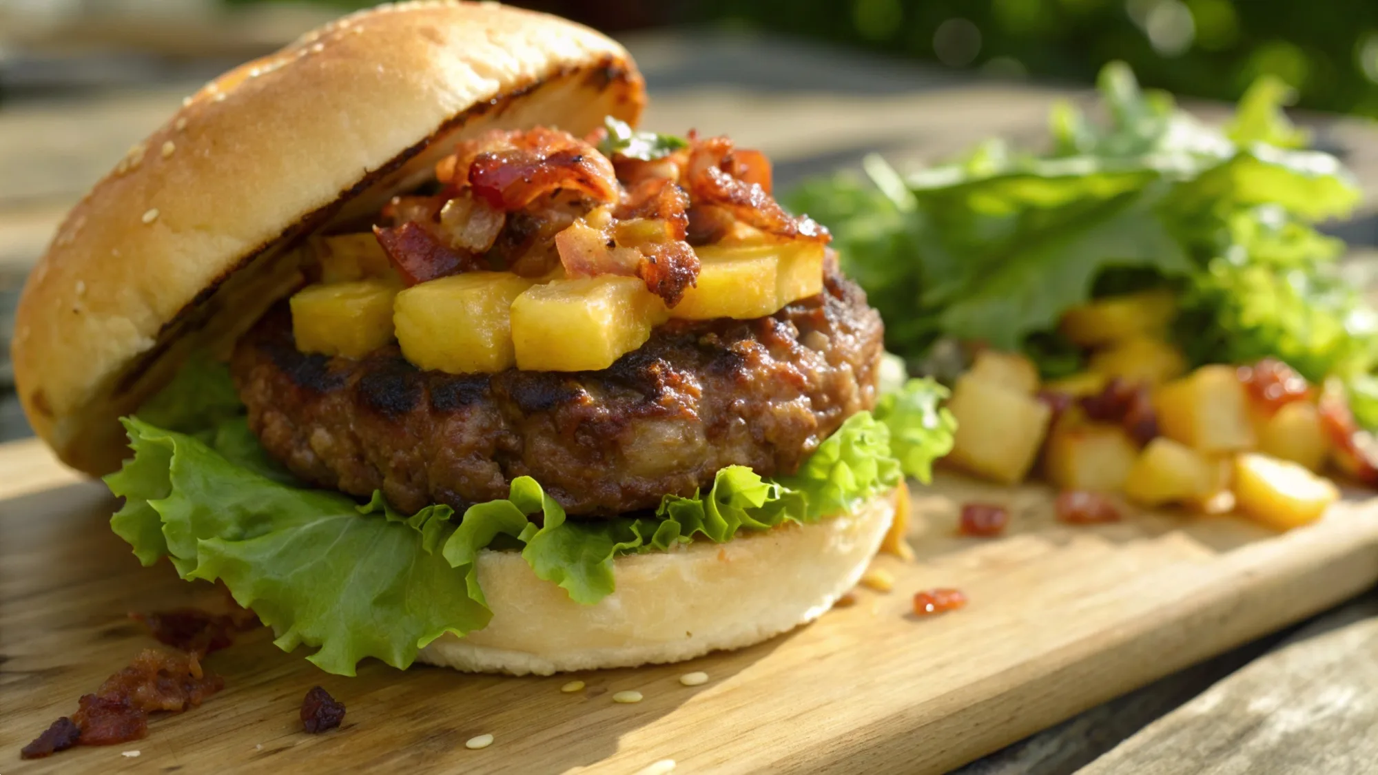 Pineapple Bacon Burger