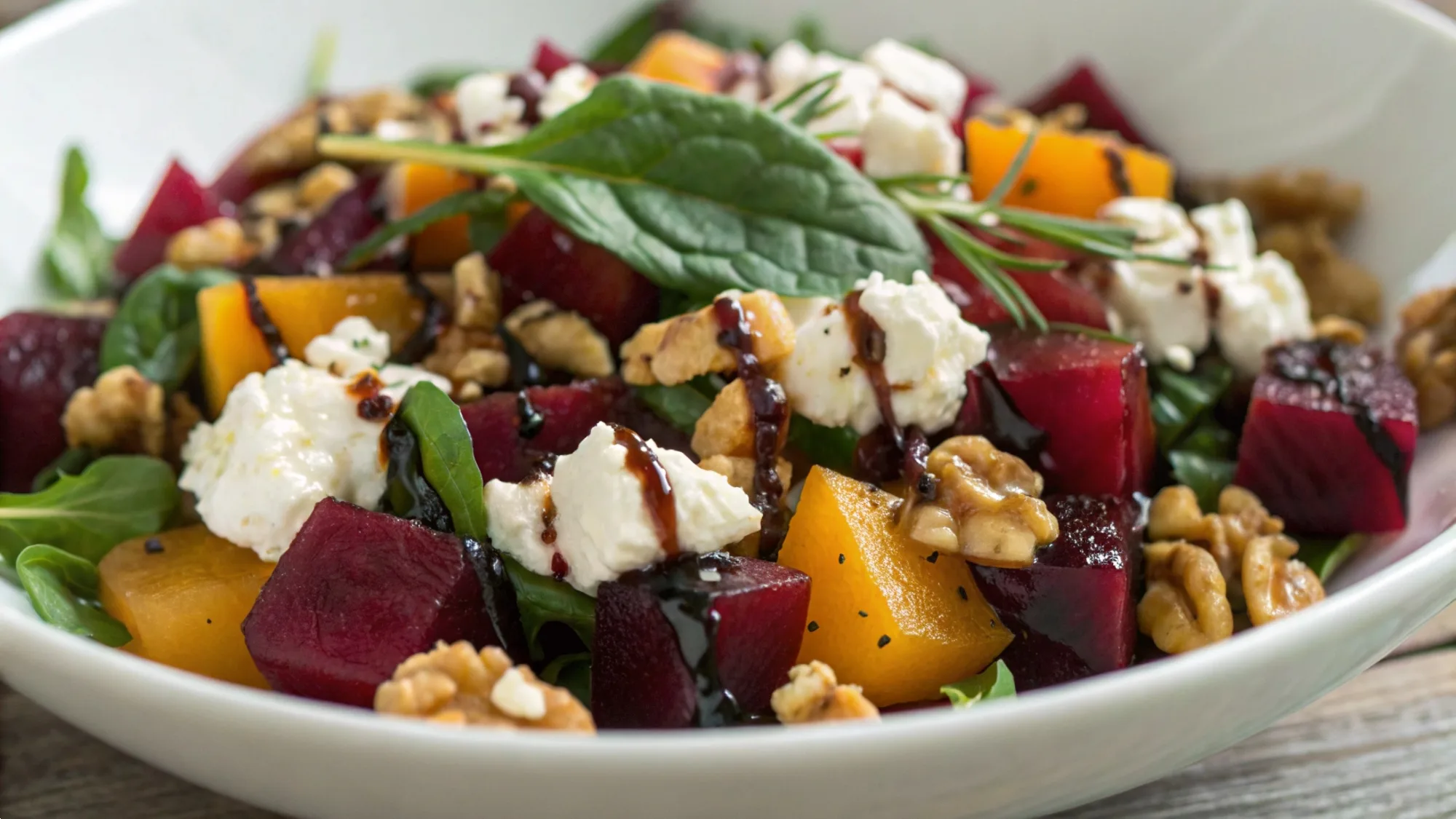 Roasted Beet Goat Cheese Pasta Salad recipe