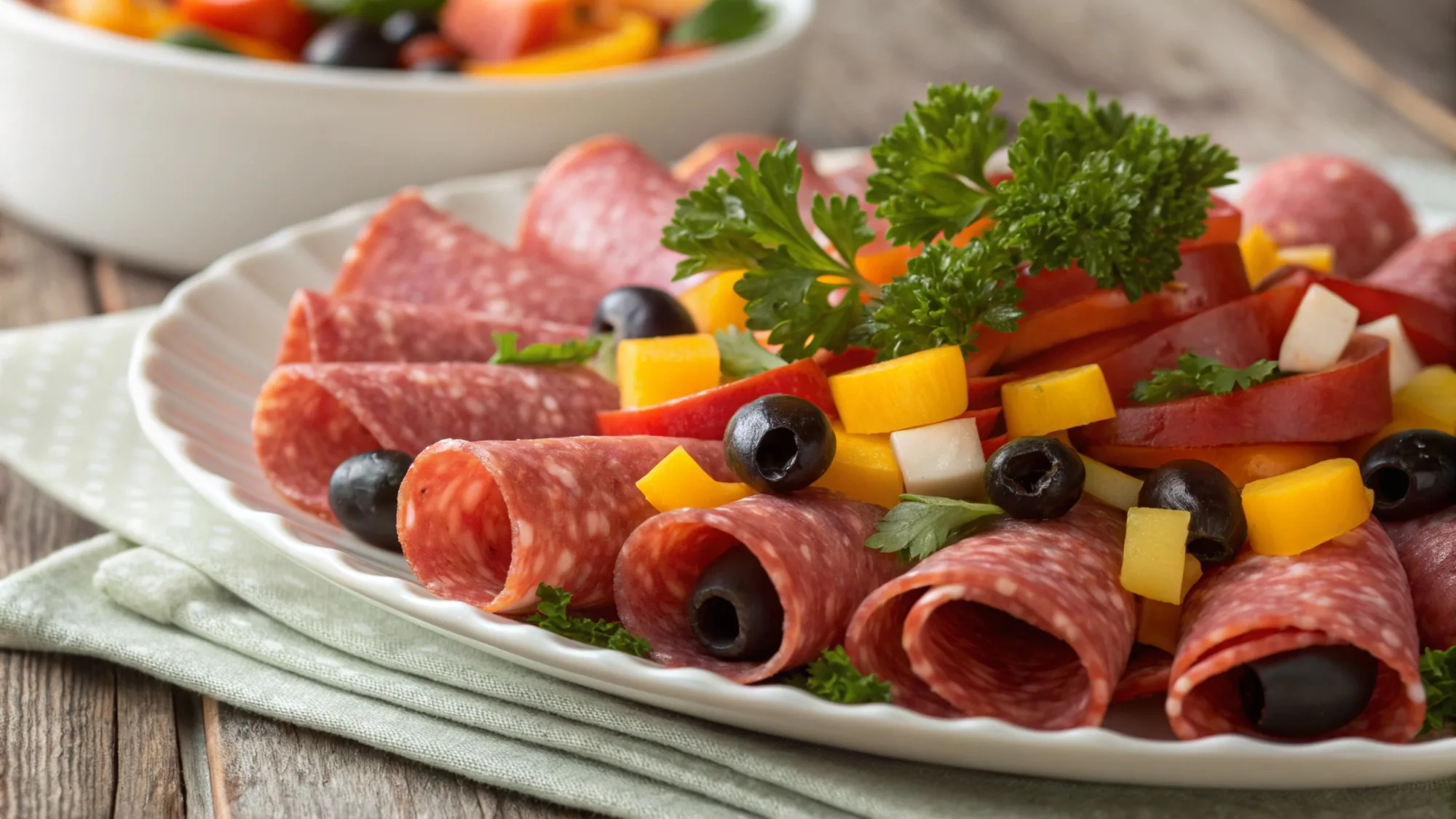Salami Roll-Ups recipe