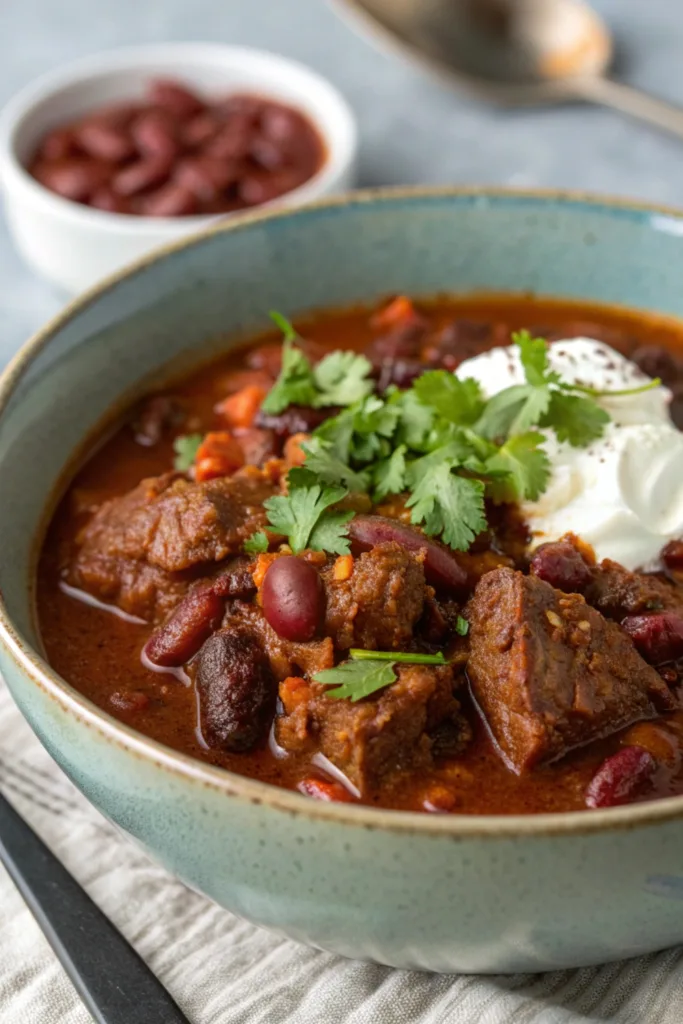 Short Rib Chorizo Chili recipe