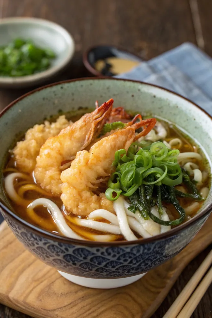 Shrimp Tempura Udon Soup recipe