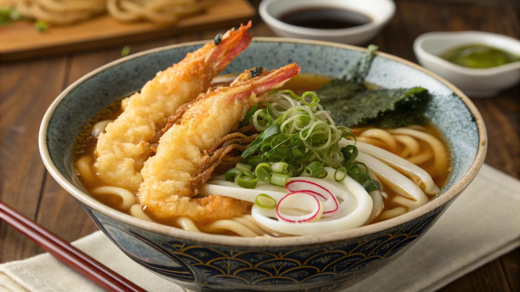 Shrimp Tempura Udon Soup