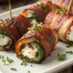 Spicy Bacon-Wrapped Jalapeño Chicken Bites