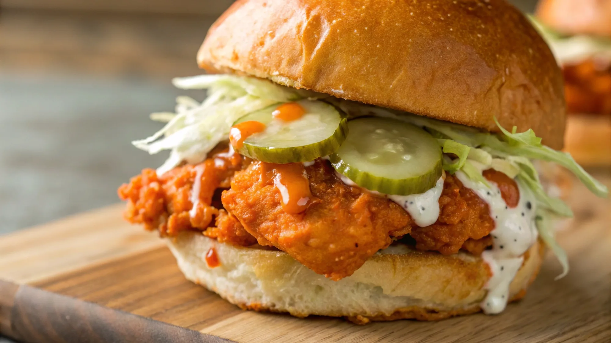 Spicy Buffalo Chicken Sliders