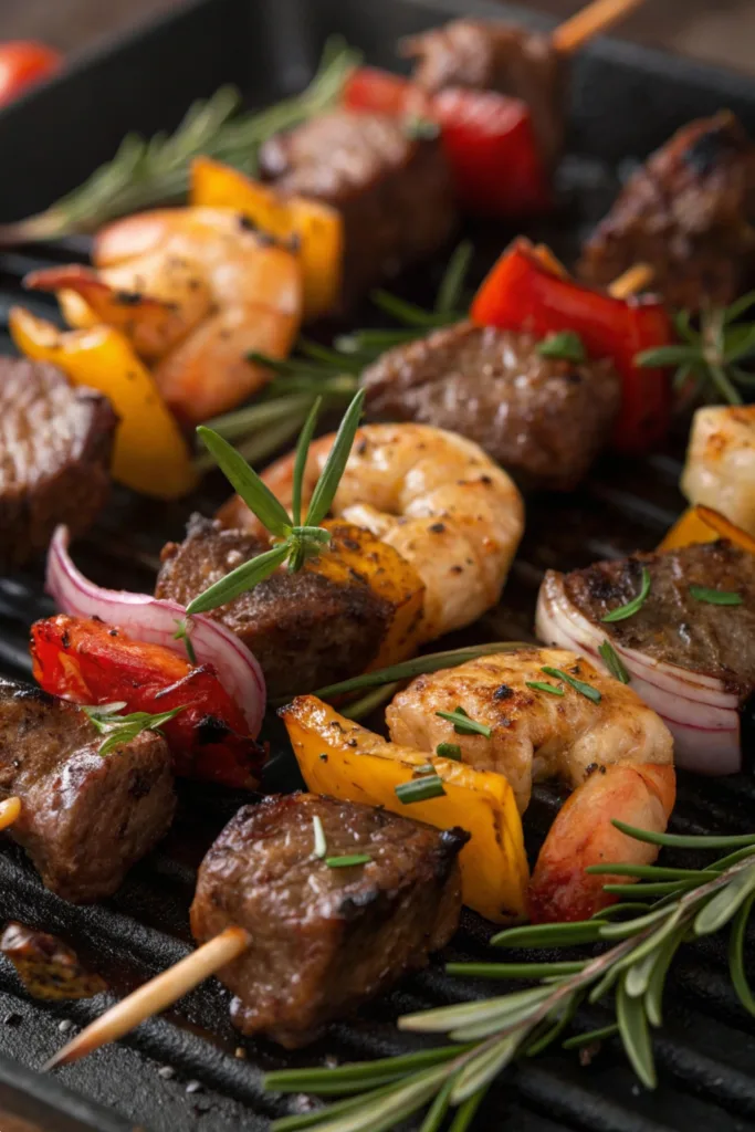 Steak Bites and Shrimp recipe