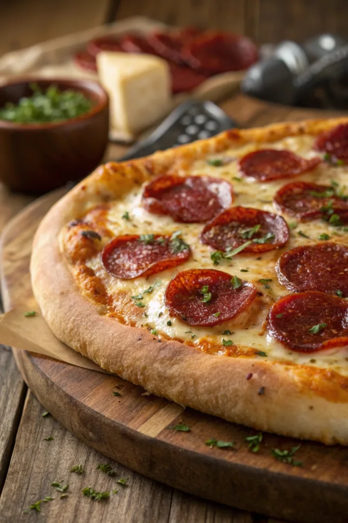 Stuffed Crust Pepperoni Pizza